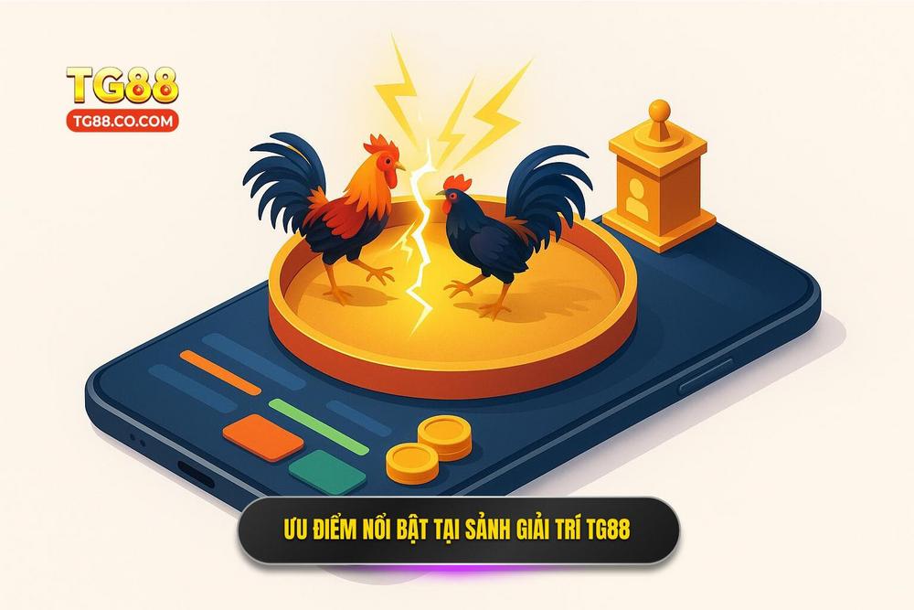 2.sảnh đá Gà Tg88 Và Những ưu điểm Vượt Trội Không Thể Bỏ Qua
